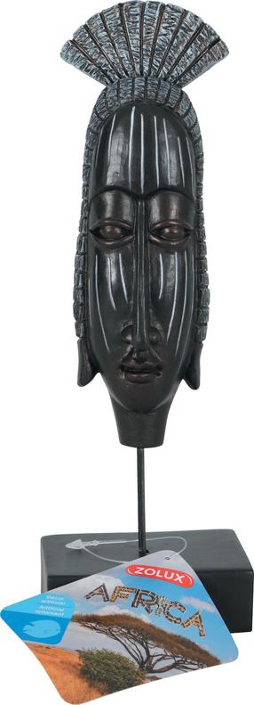 Akvārija dekorācija Zolux Africa Woman 352218, melna krās., 7.5 cm, L