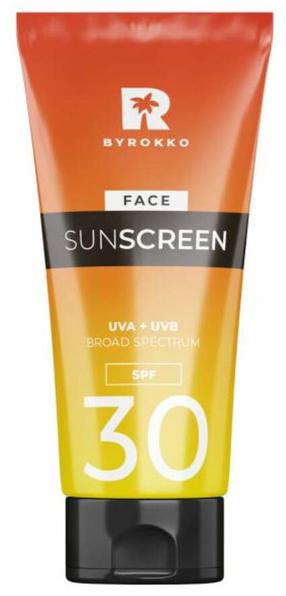 Крем для ухода за загаром для лица Byrokko Sunscreen Broad Spectrum SPF30, 50 мл