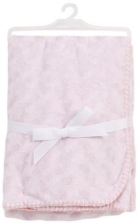 Pledas BabyDan Double Fleece 6354-40, rožinis, 75 cm x 100 cm