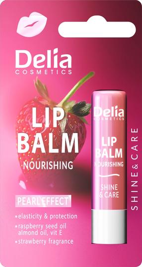 Lūpų balzamas Delia Cosmetics Shine & Care, 4.8 g