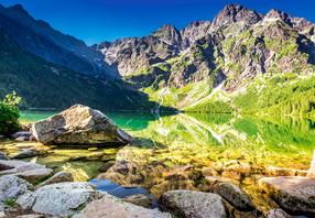 Dėlionė Castorland 1500 el. Sunrise at Morskie Oko, Tatras, Poland C-152216-2, 68 cm x 47 cm, 1500 vnt.