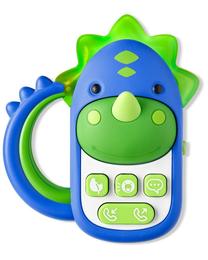 Žaislinis telefonas, dinozauras Skip Hop Zoo Dino Phone, 5.2 cm, mėlyna sp./žalia sp.