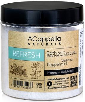 Vonios druska ACappella Refresh, 600 g