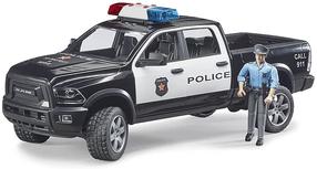  Mängu politseiauto Bruder Police Pickup Ram 2500 02505, 1:16, must v.