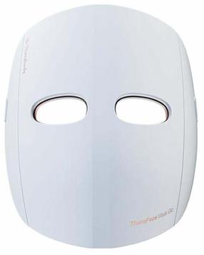 LED terapijas maska Therabody TheraFace Mask Glo, balta krās., 22 cm x 20 cm