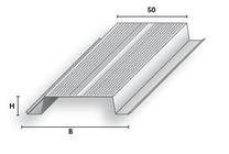 Karkasas Profiline MP16, cinkuotasis plienas, 3000 mm x 50 mm x 16 mm