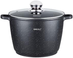 Kастрюля King Hoff Casserole KH-1599, Ø28 см, 10 л, черный цв.