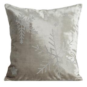 Kalėdinis dekoratyvinės pagalvėlės užvalkalas PSWA-354, smėlio, 45 cm x 45 cm
