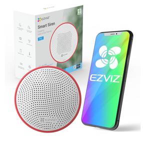 Išmanioji signalizacijos sirena Ezviz T9C, 90–105 dB, IP54