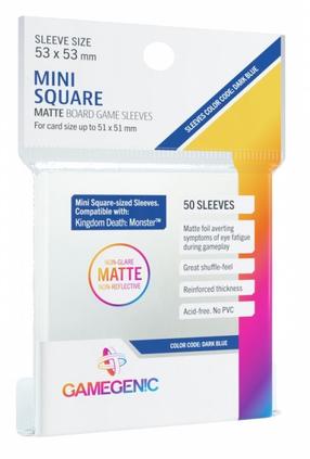Žaidimo kortelių dėklas Gamegenic Matte Mini Square 50 pieces