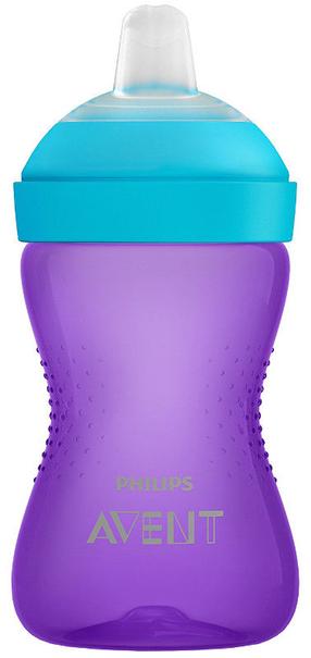 Бутылочка Philips Avent My Grippy, 300 мл, 9 мес., фиолетовый цв.