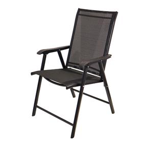 Lauko krėslas Besk 161545, juoda sp., 48 cm x 46 cm x 98 cm