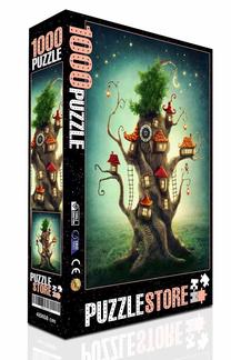 Dėlionė Mioli Decor Puzzle Store 384RYN1115, 70 cm x 50 cm, 1000 vnt., įvairių spalvų