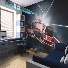 Fototapetas Artgeist Speed And Dynamics Of Formula 1 FTNT0076, 270 cm x 270 cm