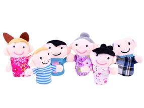 Пальчиковые куклы Lean Toys, 7 см, многоцветный