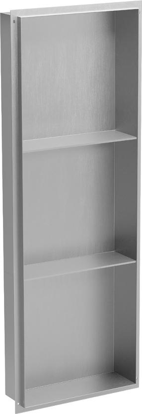 Įleidžiama sieninė lentyna Mexen X-Wall-NR, 10 cm x 30 cm x 45 cm, pilka sp.