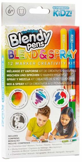 Фломастер Chameleon Kidz Blendy Pens, односторонние, 12 шт.