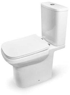 WC-pott, põrandapealne Vento Bergen, kaanega, 350 mm x 614 mm
