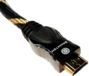 Провод Brackton HDMI to HDMI HDMI, HDMI, 2 м, черный цв.