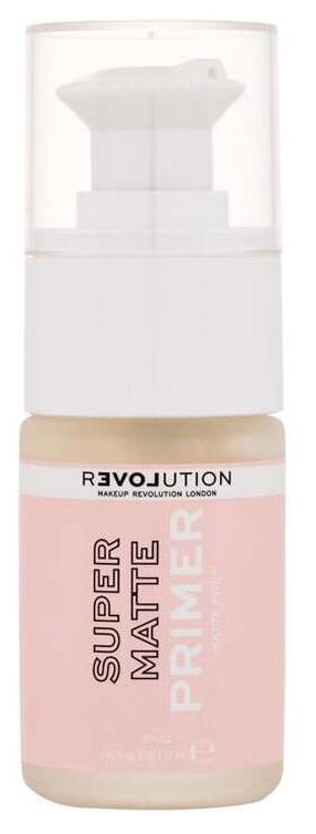 Makiažo bazė Makeup Revolution London Super Matte Primer, skaidri sp., 12 ml