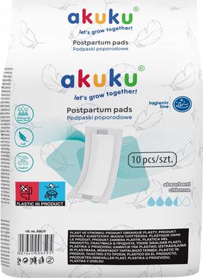 Pēcdzemdību ieliktņi Akuku A0659, 10 gab.