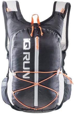 Bėgimo kuprinė IQ Ultrarunner, juoda sp./pilka sp., 6 l