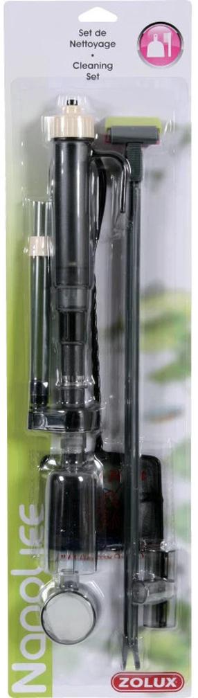 Akvārija tīrīšanas instruments Zolux NanoLife Cleaning Set, melna krās.