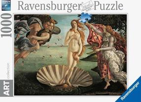Dėlionė Ravensburger Art Collection Birth Of Venus, 50 cm x 70 cm, 1000 vnt., įvairių spalvų