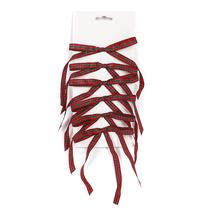 Eglutės žaisliukas Christmas Touch Ribbon, raudona sp./žalia sp., audinys, 6 vnt.
