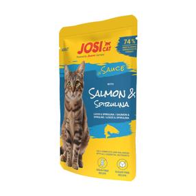 Mitrā kaķu barība Josera JosiCat In Sauce, lasis, 0.085 kg