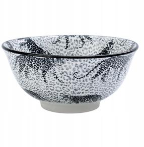 Servēšanas bļoda Verlo Wild, 640 ml, Ø 15 cm, balta krās./melna krās., porcelāna
