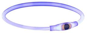 Kaelarihm koertele Trixie USB Flash Light Ring, sinine v., 400 mm x 8 mm, S-M