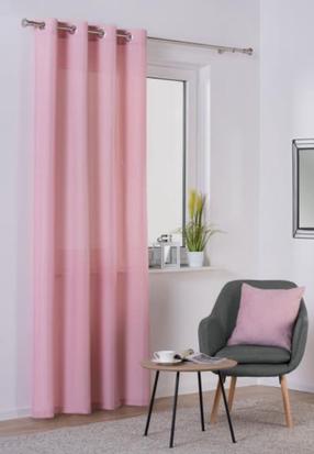 Дневной занавес Splendid Oxford GZ-OXFORK-140/260-RÓ, розовый цв., 140 см x 260 см