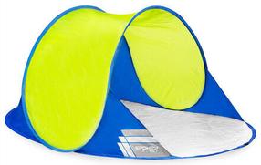 Keturvietė palapinė Spokey Altus, mėlyna/geltona