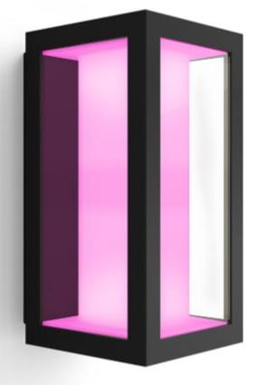 Õue seinavalgusti Philips Hue Impress, 8W, LED, IP44, must v., 14.1 cm x 24 cm