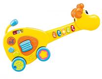 Edukacinis žaislas, gitara Smily Play 2 in 1, 21 cm, mėlyna sp./geltona sp./oranžinė sp.
