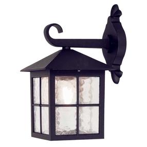 Āra sienas lampa Elstead Lighting Winchester 1, 60W, E27, IP23, melna krās., 18.5 cm x 33.5 cm