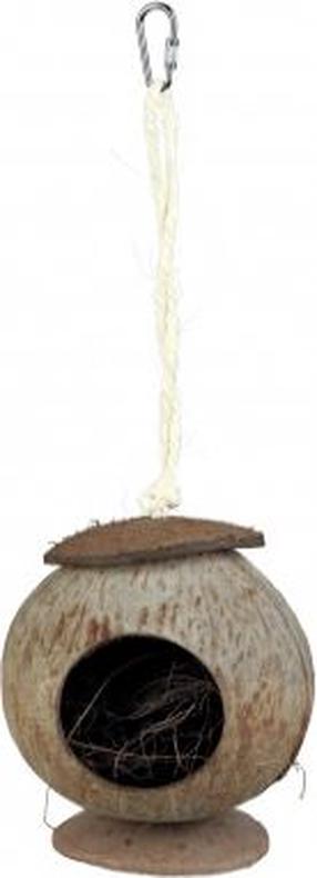 Namelis graužikams Trixie Coconut House, 13 cm x 13 cm x 31 cm, ruda sp.