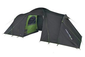 Keturvietė palapinė High Peak Como 4.0 10260, žalia sp./pilka sp., 450 cm x 230 cm x 190 cm