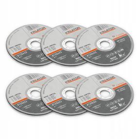 Pjovimo diskas Kreator KRT070420, 125 mm x 1 mm x 22 mm, 6 vnt.