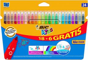 Flomasteriai Bic 841803, vienpusiai, 24 vnt.