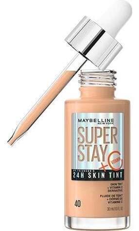 Šķidrā grima bāze Maybelline Superstay 24H Skin Tint + Vitamin C, 40, 30 ml