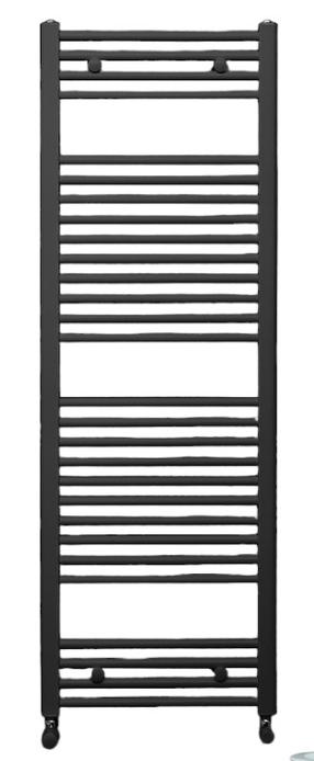 Vandeninis rankšluosčių džiovintuvas Zehnder Aura, juoda sp., 50 cm x 121.7 cm