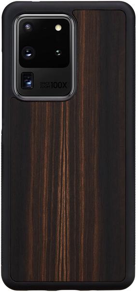 Telefona vāciņš Man&Wood Ebony Black Galaxy S20 Ultra, brūna krās./melna krās., Samsung