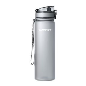 Бутылочка Aquaphor City, серый цв., пластик, 0.8 л