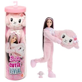 Кукла с аксессуарами Mattel Barbie Cutie Reveal Care Bears Sweet Bows JJP66, 29 см, розовый цв.