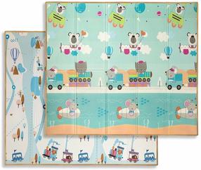 Rotaļu paklājs Milly Mally Play Circus and Travel T1, 197 cm x 177 cm, daudzkrāsaina