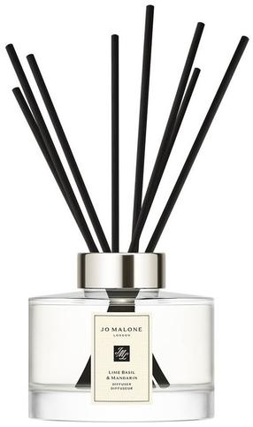 Mājas aromatizētājs, smaržu kociņi Jo Malone Lime Basil & Mandarin, 165 ml Caurspīdīga krās.