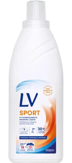 Šķidrs mazgāšanas līdzeklis LV Sport, 0.75 l