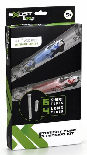 Trasos dalys Exost Loop Straight Tube, skaidri sp.